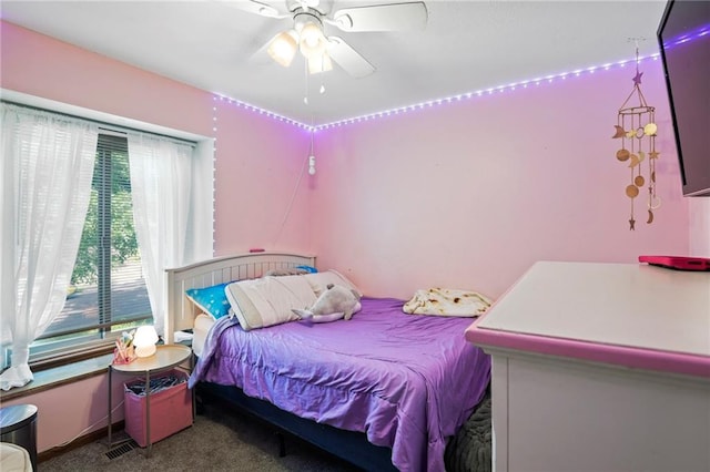 11579 Earnshaw St, Overland Park, KS 66210 - bedroom featuring carpet and ceiling fan
