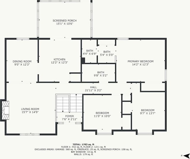 11579 Earnshaw St, Overland Park, KS 66210 - view of floor plan / room layout