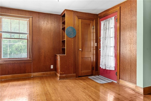1234 S Pearl St, Independence, MO 64055 - entrance foyer with light wood-type flooring