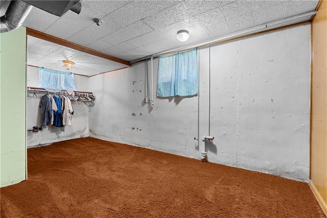 1234 S Pearl St, Independence, MO 64055 - basement with carpet