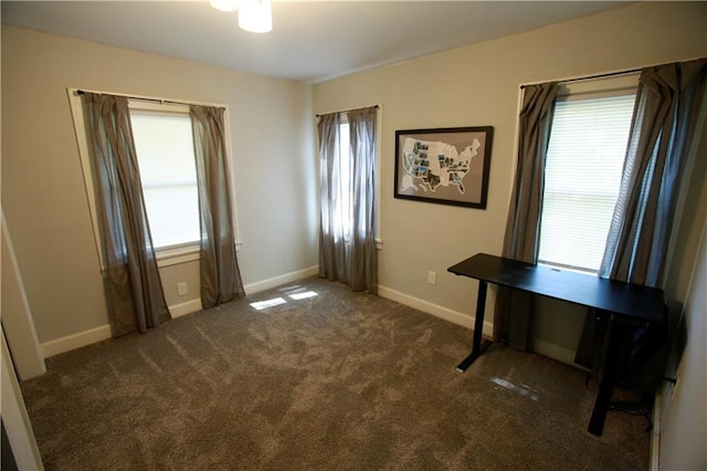 383 E Broadway St, Peculiar, MO 64078 - unfurnished office featuring carpet floors and baseboards