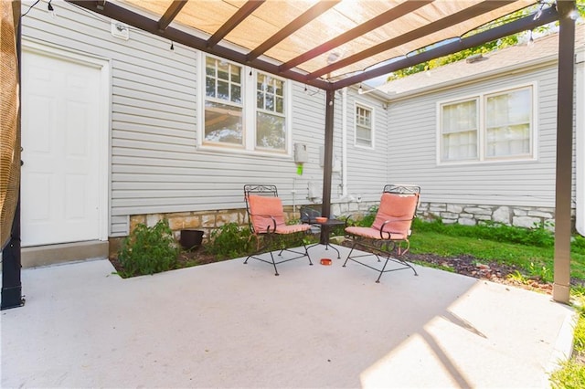 6347 Sni A Bar Rd, Kansas City, MO 64129 - view of patio with a pergola