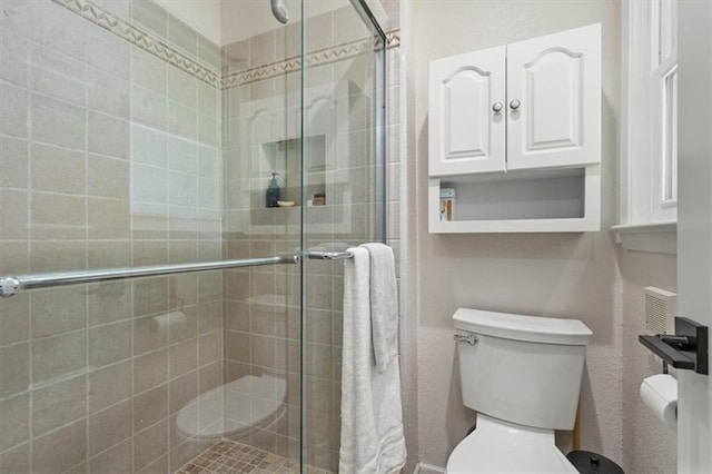 1803 N Jeter Rd, Raymore, MO 64083 - full bath with toilet and a stall shower