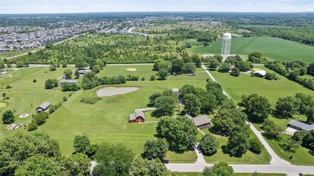 1803 N Jeter Rd, Raymore, MO 64083 - aerial view of sparsely populated area