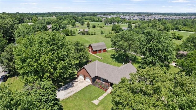 1803 N Jeter Rd, Raymore, MO 64083 - aerial view of property and surrounding area
