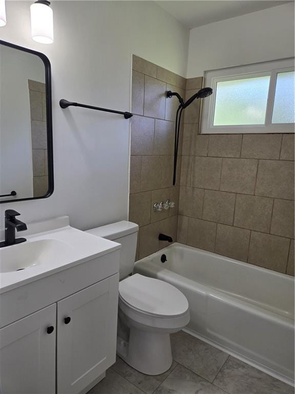 6302 E 120th Ter, Grandview, MO 64030 - bathroom with vanity and tub / shower combination
