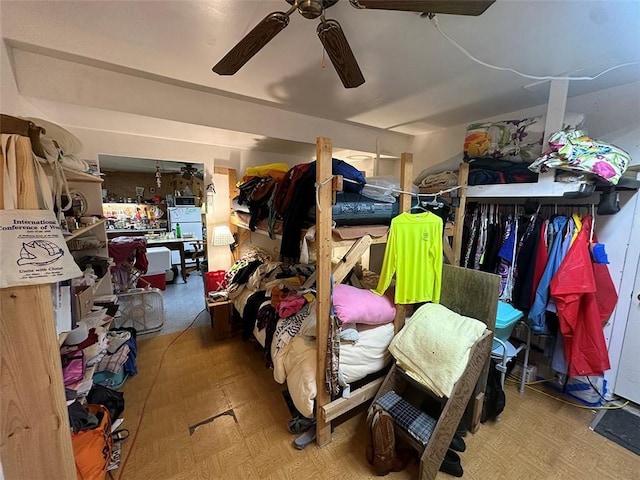2332 Park Ln, Oak Grove, MO 64075 - bedroom with a ceiling fan