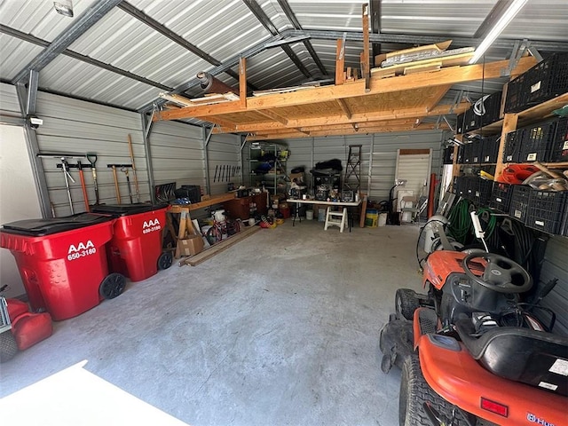 2332 Park Ln, Oak Grove, MO 64075 - garage with metal wall