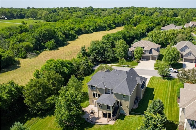 9445 W 157th Pl, Overland Park, KS 66221 - aerial perspective of suburban area