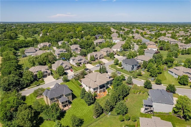 9445 W 157th Pl, Overland Park, KS 66221 - aerial perspective of suburban area
