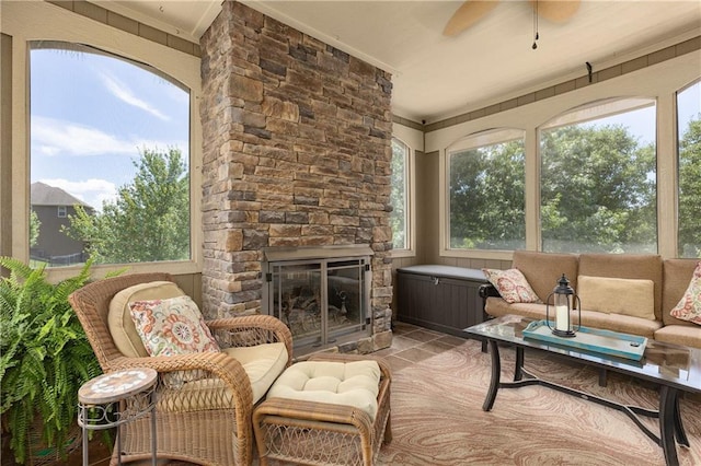 9445 W 157th Pl, Overland Park, KS 66221 - sunroom / solarium featuring tile patterned flooring