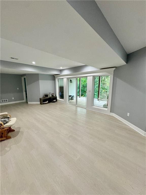 5443 N 101st Ter, Kansas City, KS 66109 - living area with light wood-style flooring and recessed lighting