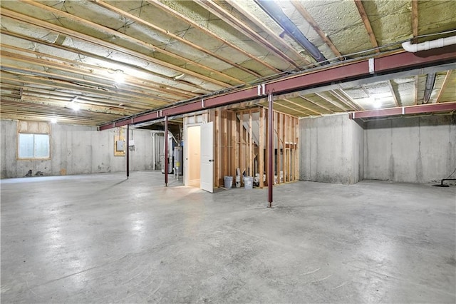 3912 SW Odell Dr, Lees Summit, MO 64082 - basement with water heater