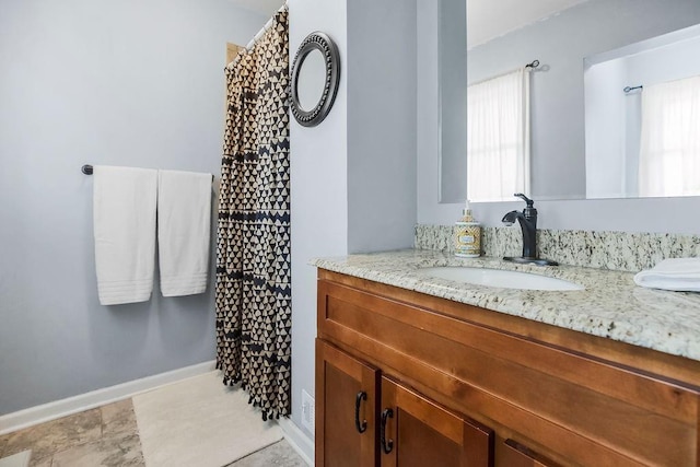 3006 S 39th St, Kansas City, KS 66106 - full bathroom with vanity and curtained shower