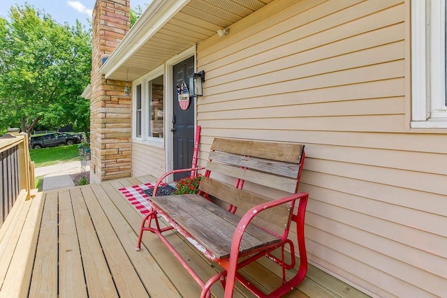 3006 S 39th St, Kansas City, KS 66106 - view of wooden deck