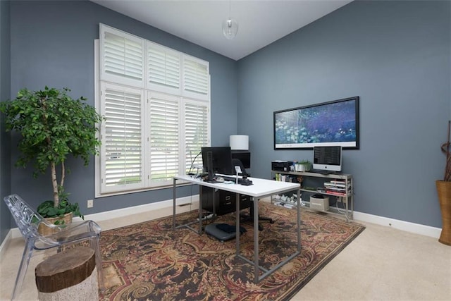14333 Norwood St, Leawood, KS 66224 - office featuring baseboards and carpet flooring