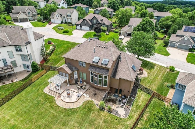 5713 NE Sapphire Ct, Lees Summit, MO 64064 - aerial view of residential area