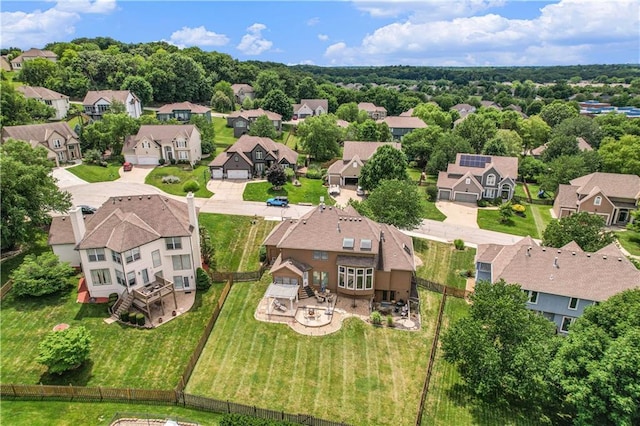 5713 NE Sapphire Ct, Lees Summit, MO 64064 - aerial perspective of suburban area