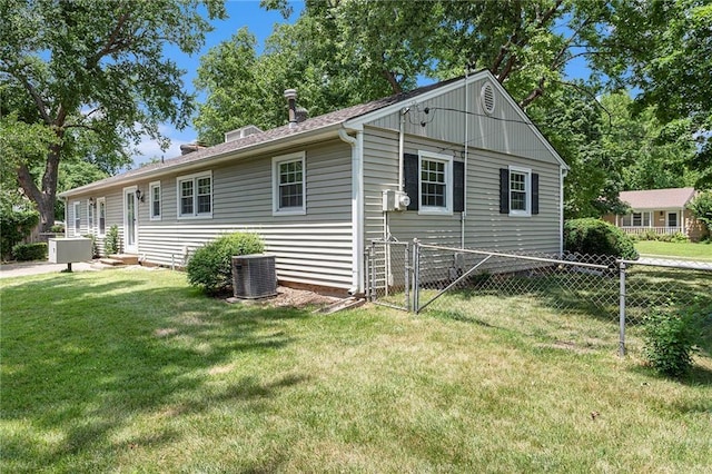 8201 W 89th St, Overland Park, KS 66212 - view of side of home featuring a central air condition unit