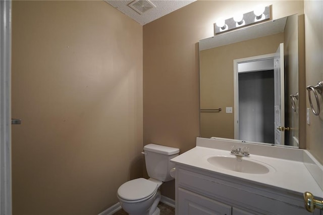 17586 W 161st St, Olathe, KS 66062 - half bath with vanity and a textured ceiling