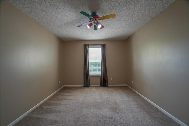17586 W 161st St, Olathe, KS 66062 - carpeted empty room featuring ceiling fan and a textured ceiling