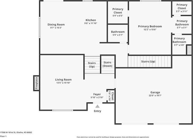 17586 W 161st St, Olathe, KS 66062 - view of room layout