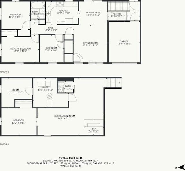 8751 Goddard St, Overland Park, KS 66214 - view of home floor plan
