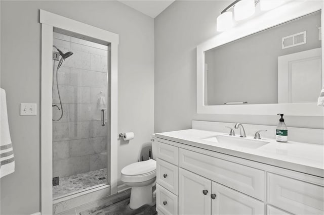 2312 SW Morris Dr, Lees Summit, MO 64082 - bathroom featuring vanity and a shower stall