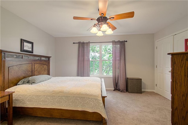 908 Pca Rd, Warrensburg, MO 64093 - bedroom featuring carpet flooring and a ceiling fan