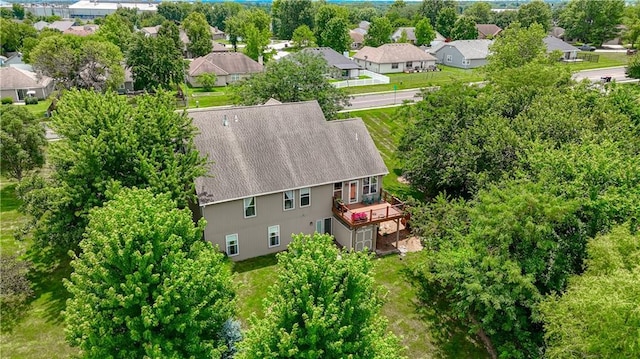 908 Pca Rd, Warrensburg, MO 64093 - aerial view of residential area featuring a tree filled landscape