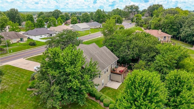 908 Pca Rd, Warrensburg, MO 64093 - aerial view of residential area with a tree filled landscape