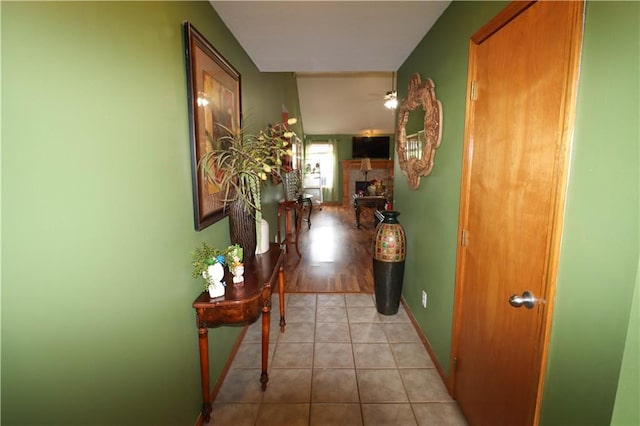 329 W 26th Ln, Eudora, KS 66025 - corridor featuring tile patterned flooring and baseboards