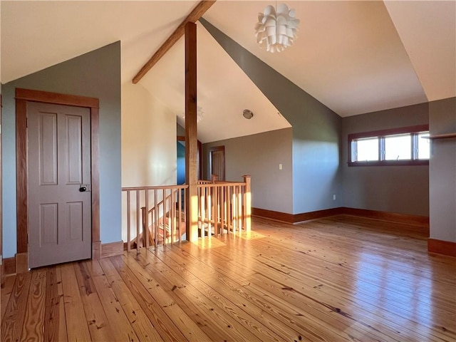 11320 Reno Rd, Oskaloosa, KS 66066 - unfurnished room featuring hardwood / wood-style flooring and baseboards