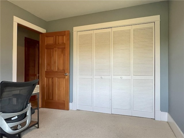 11320 Reno Rd, Oskaloosa, KS 66066 - office area with carpet flooring and baseboards