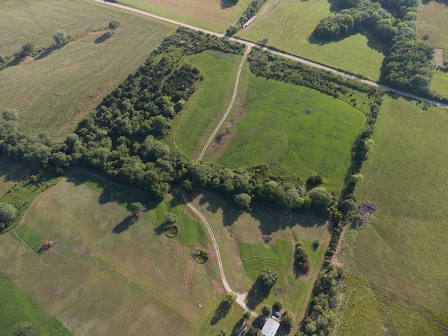 11320 Reno Rd, Oskaloosa, KS 66066 - aerial view of property's location featuring rural landscape
