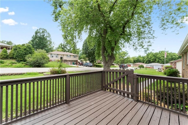 26 Misty Springs Cir, Platte City, MO 64079 - deck with a residential view and a yard