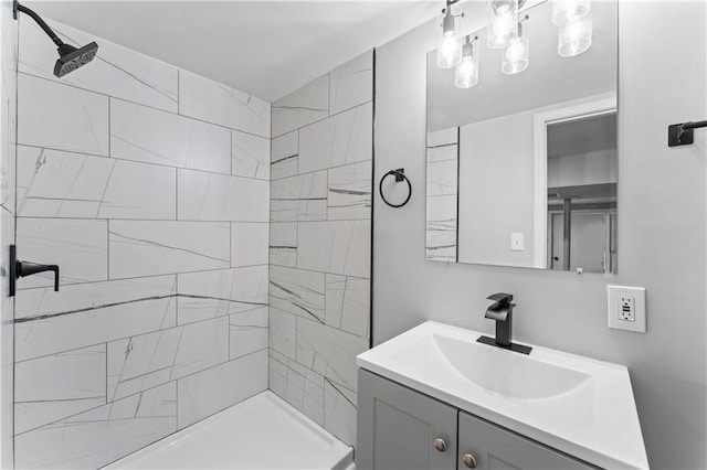 26 Misty Springs Cir, Platte City, MO 64079 - full bathroom with vanity and a tile shower