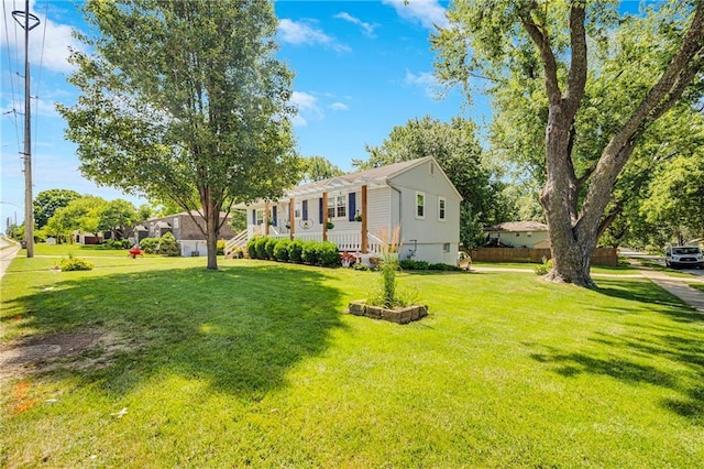 300 NE R D Mize Rd, Blue Springs, MO 64014 - view of front of house with a front lawn