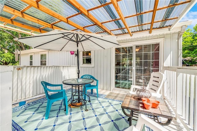300 NE R D Mize Rd, Blue Springs, MO 64014 - view of patio / terrace with outdoor dining area