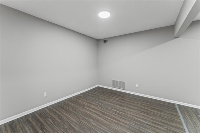 10240 W 96th Ter Unit B, Overland Park, KS 66212 - empty room featuring baseboards and dark wood finished floors