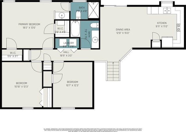 10512 Shelton Ave, Edwardsville, KS 66111 - view of property floor plan