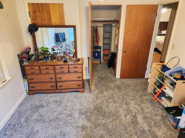 520 S Russell St, Odessa, MO 64076 - bedroom with carpet floors and a closet