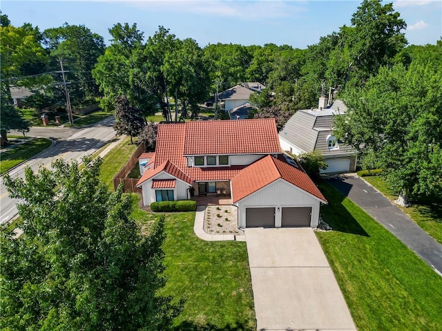 5490 W 85th Ter, Prairie Village, KS 66207 - aerial view of property and surrounding area