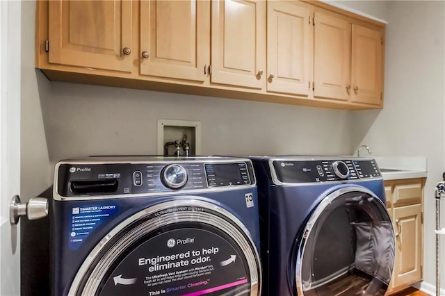 5490 W 85th Ter, Prairie Village, KS 66207 - laundry area featuring washer and clothes dryer and cabinet space