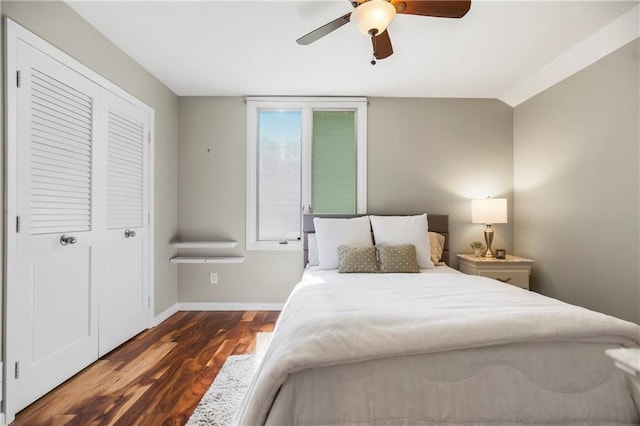 5490 W 85th Ter, Prairie Village, KS 66207 - bedroom with wood finished floors and ceiling fan