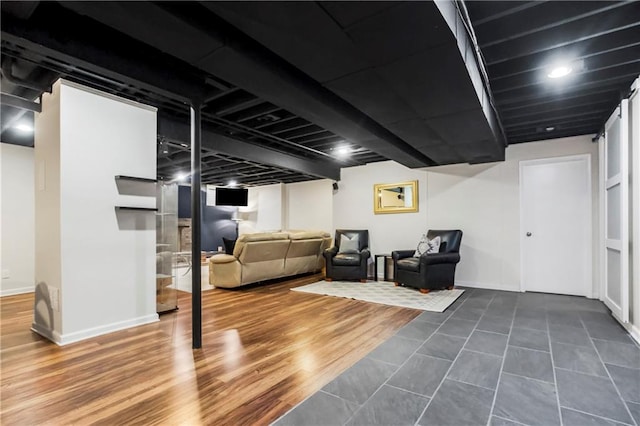 5490 W 85th Ter, Prairie Village, KS 66207 - finished basement featuring baseboards