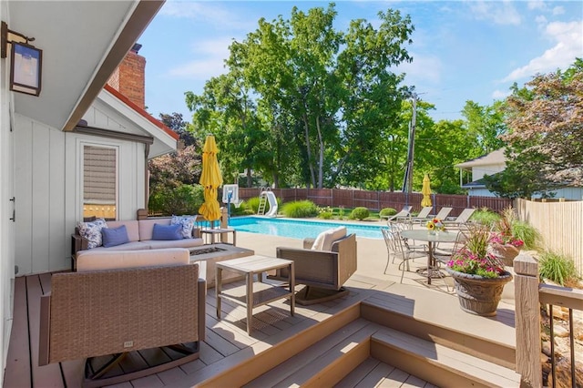 5490 W 85th Ter, Prairie Village, KS 66207 - fenced backyard with outdoor lounge area