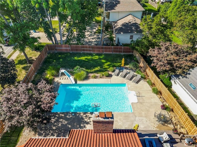 5490 W 85th Ter, Prairie Village, KS 66207 - drone / aerial view of a pool