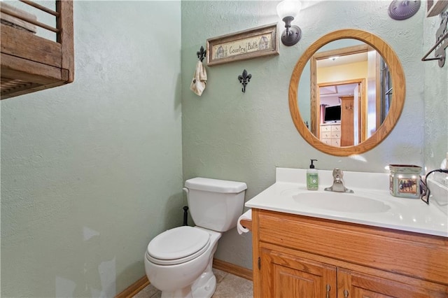 1684 Quarry Rd, Bates City, MO 64011 - half bathroom with toilet and vanity