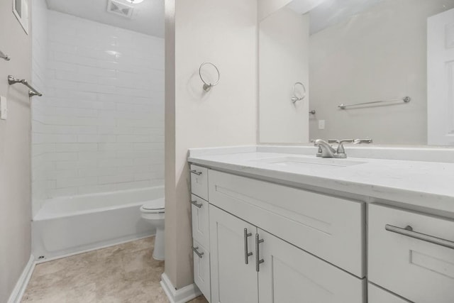 13309 Winchester Ave, Grandview, MO 64030 - bathroom featuring vanity and bathtub / shower combination